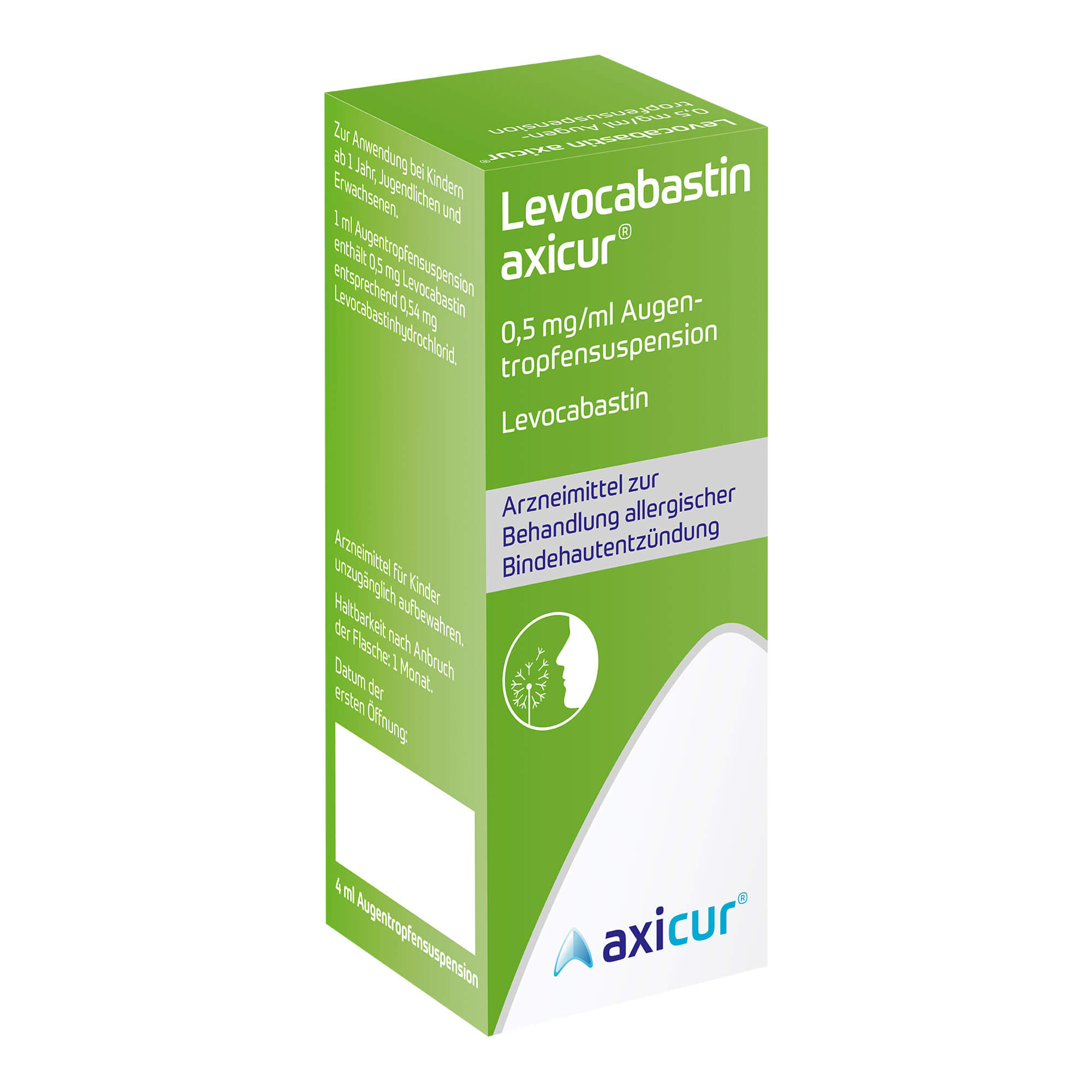Levocabastin axicur 0,5 mg/ml Augentropfen