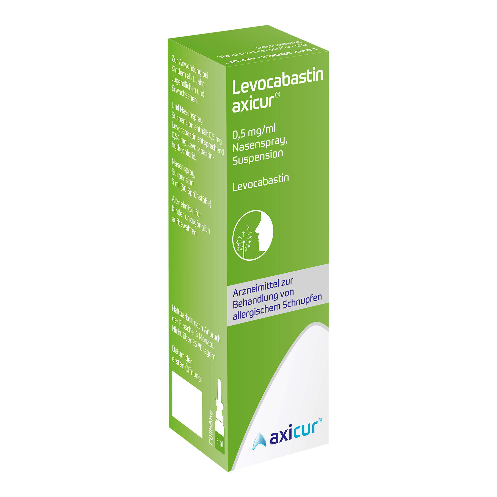 Levocabastin axicur 0,5 mg/ml Nasenspray
