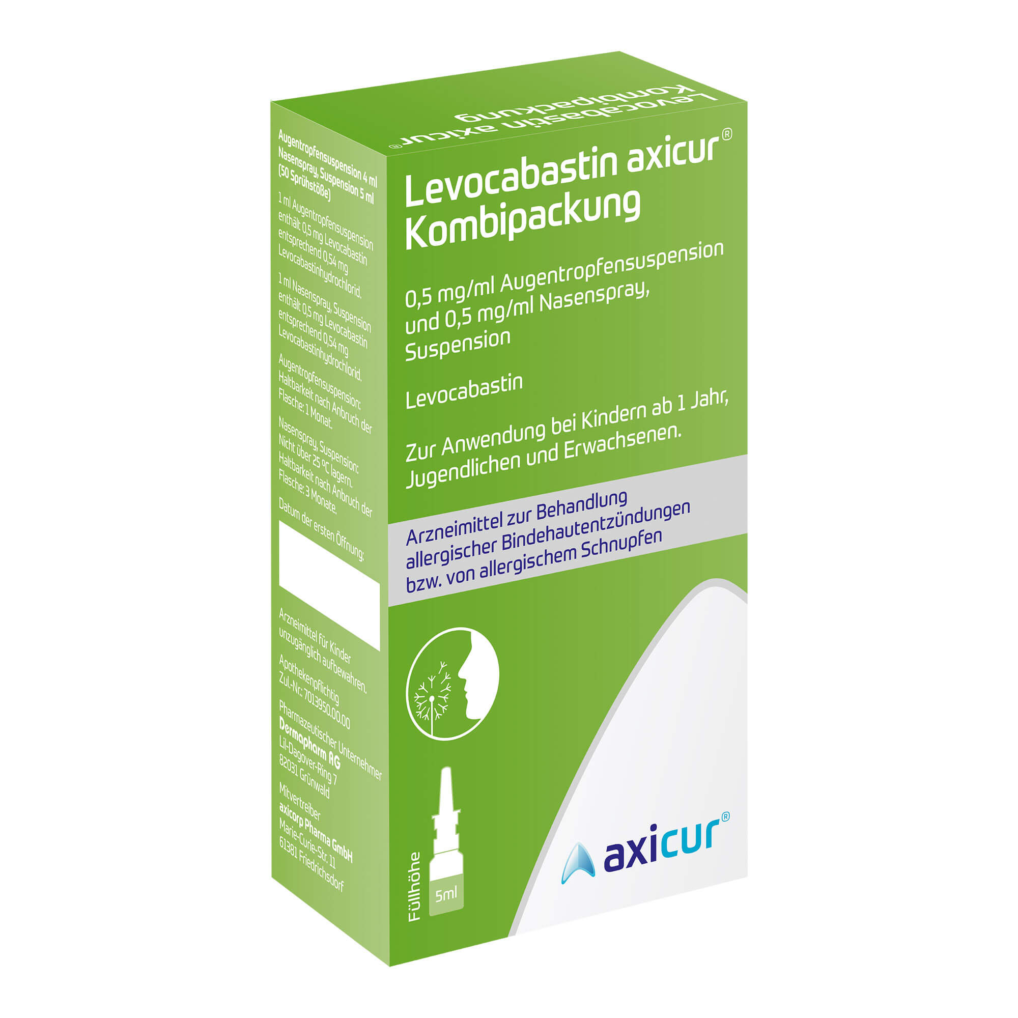 Levocabastin axicur Kombipackung
