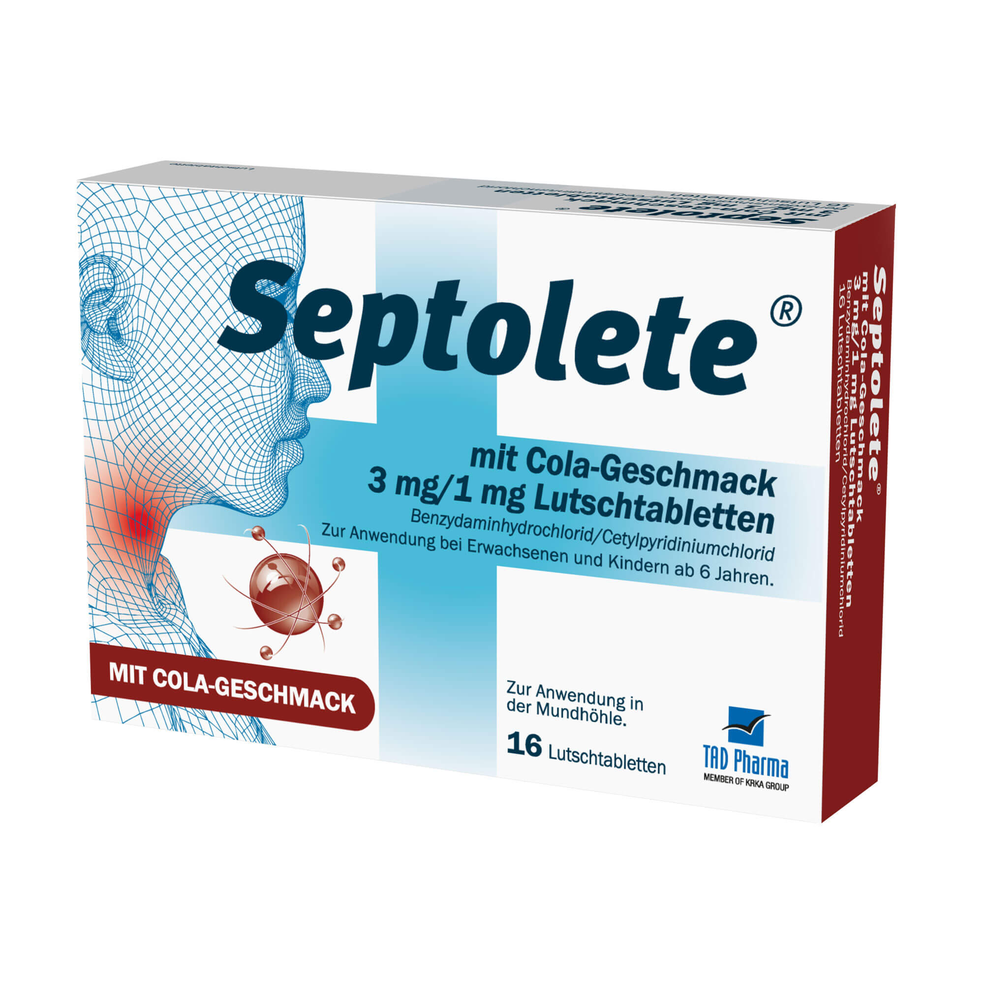 Septolete Cola 3 mg / 1 mg Lutschtabletten
