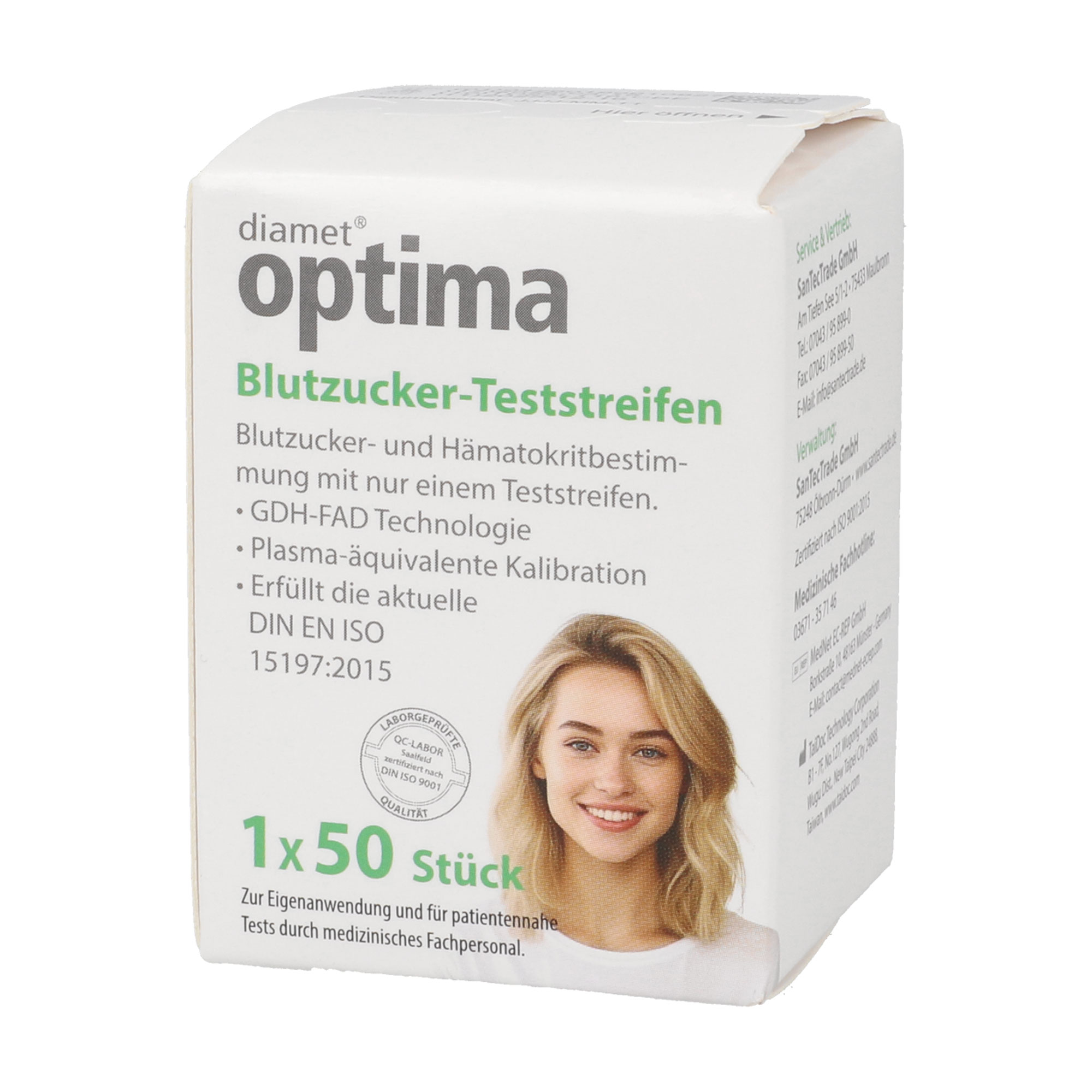 Diamet optima Blutzucker-Teststreifen
