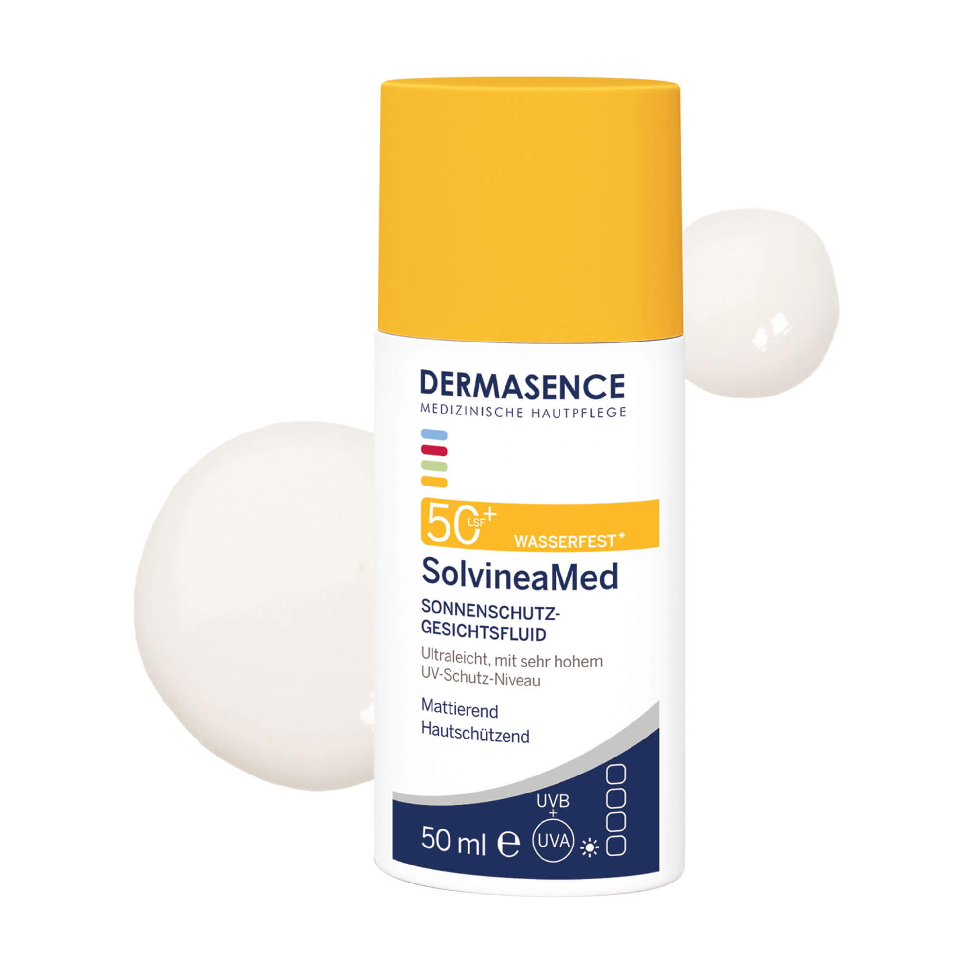 Dermasence SolvineaMed Sonnenschutz-Gesichtsfluid LSF50