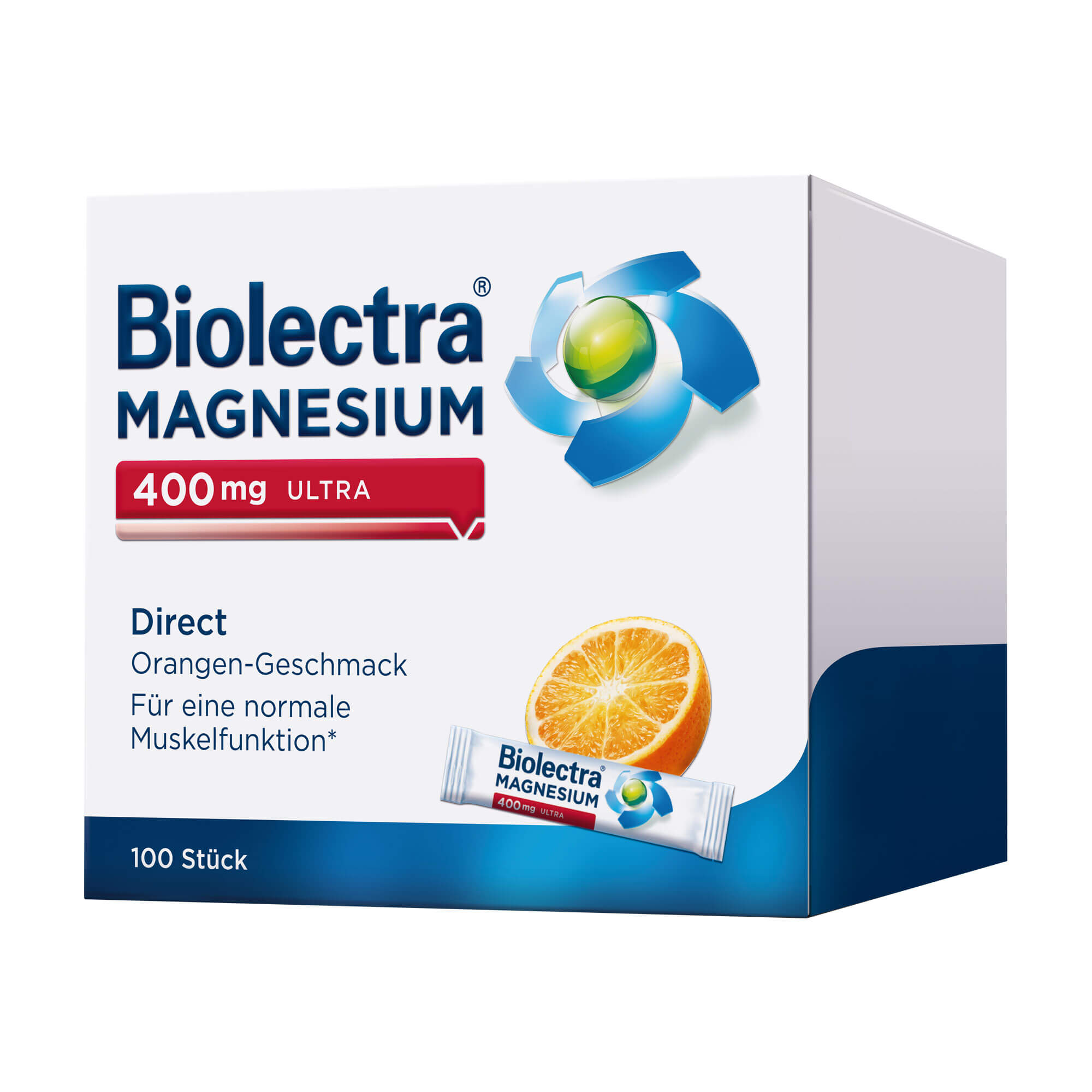 Biolectra Magnesium 400 mg Ultra Direct Sticks Orange
