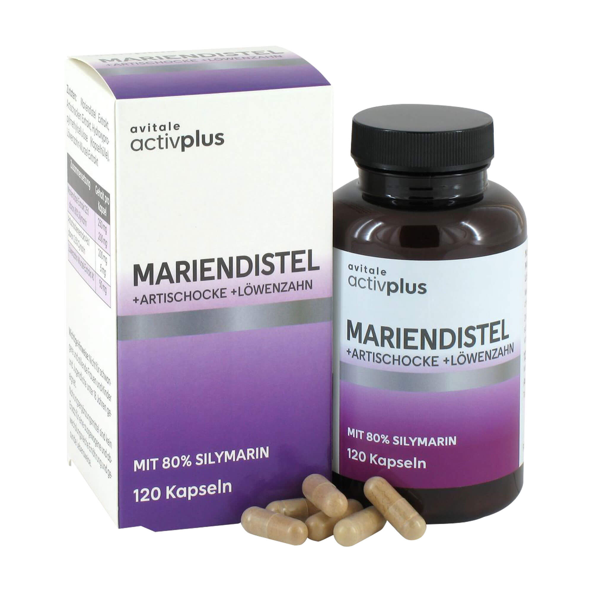 Activplus Mariendistel+Artischocke+Löwenzahn Kapseln