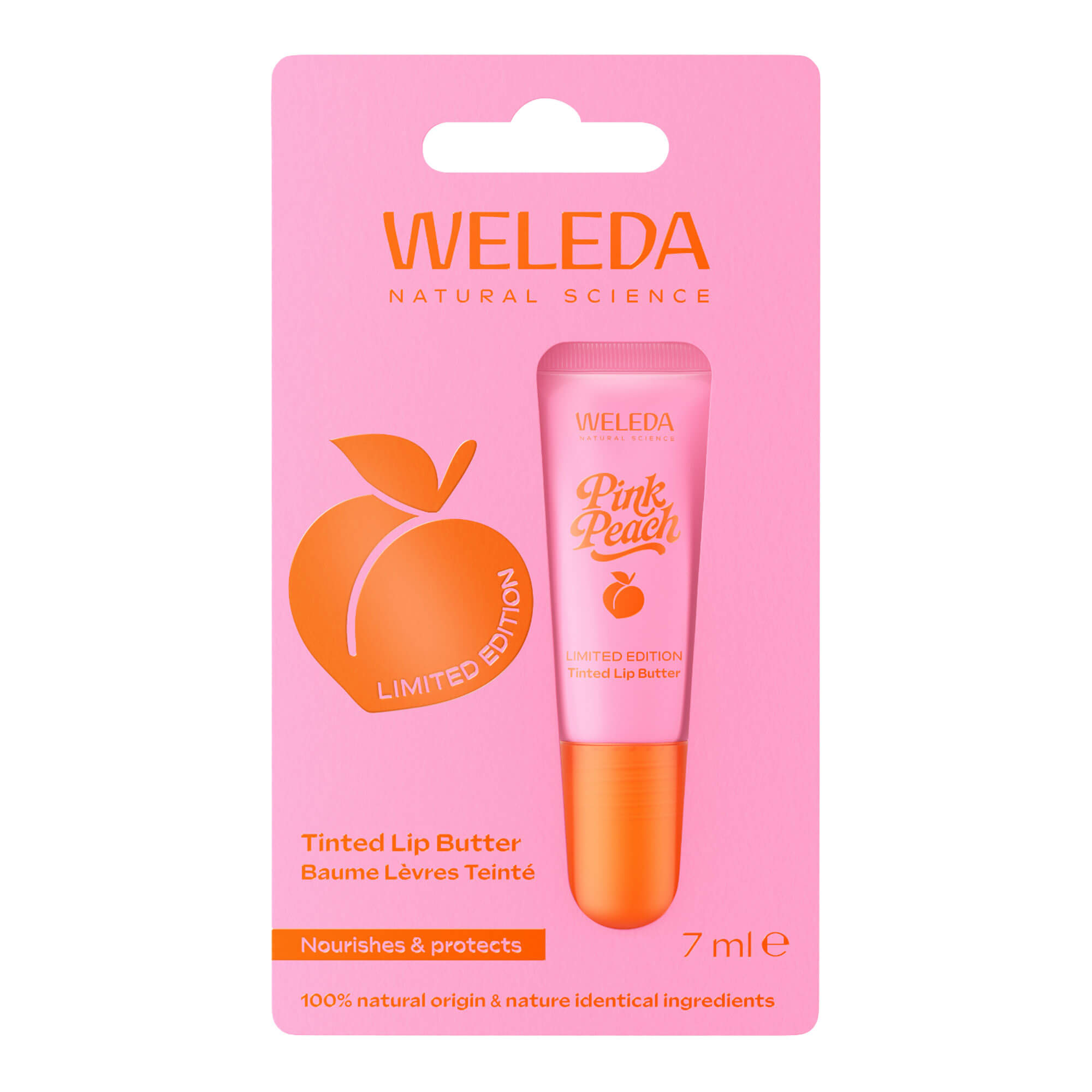 Weleda Pink Peach Tinted Lip Butter