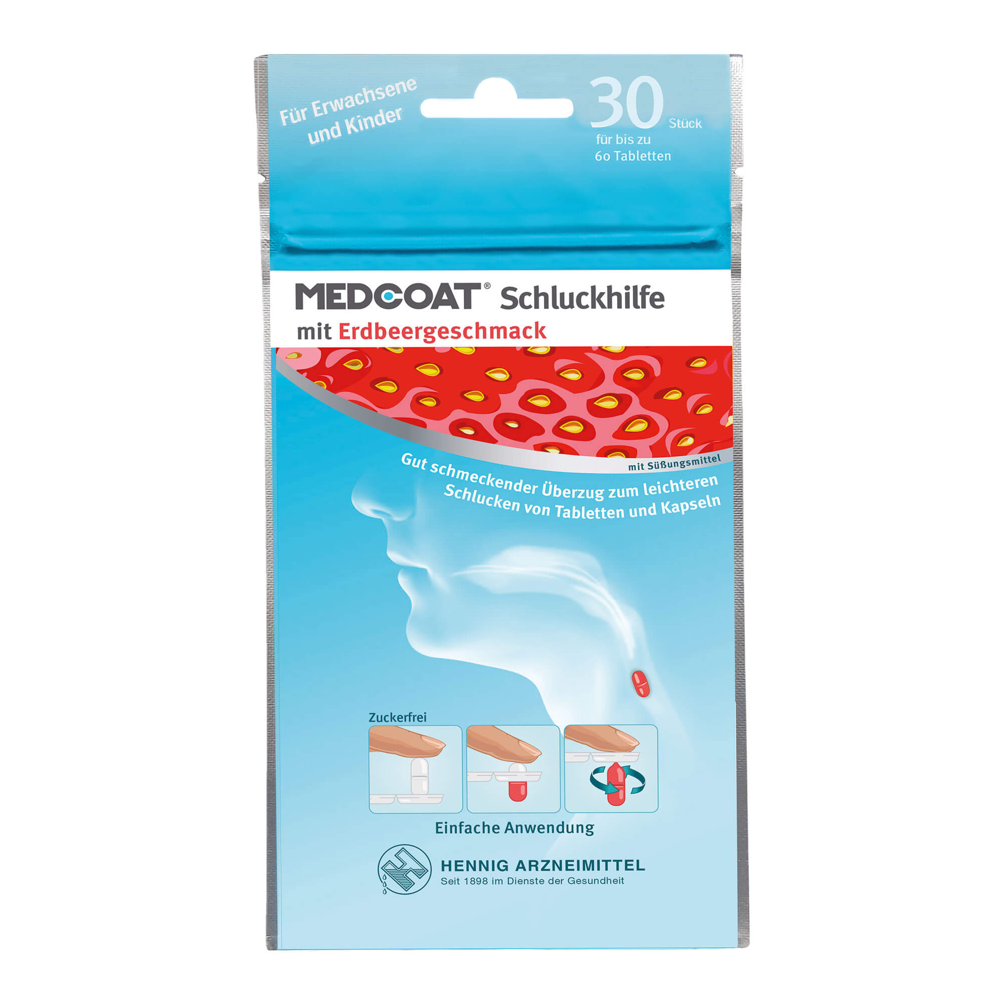 Medcoat Schluckhilfe Erdbeere