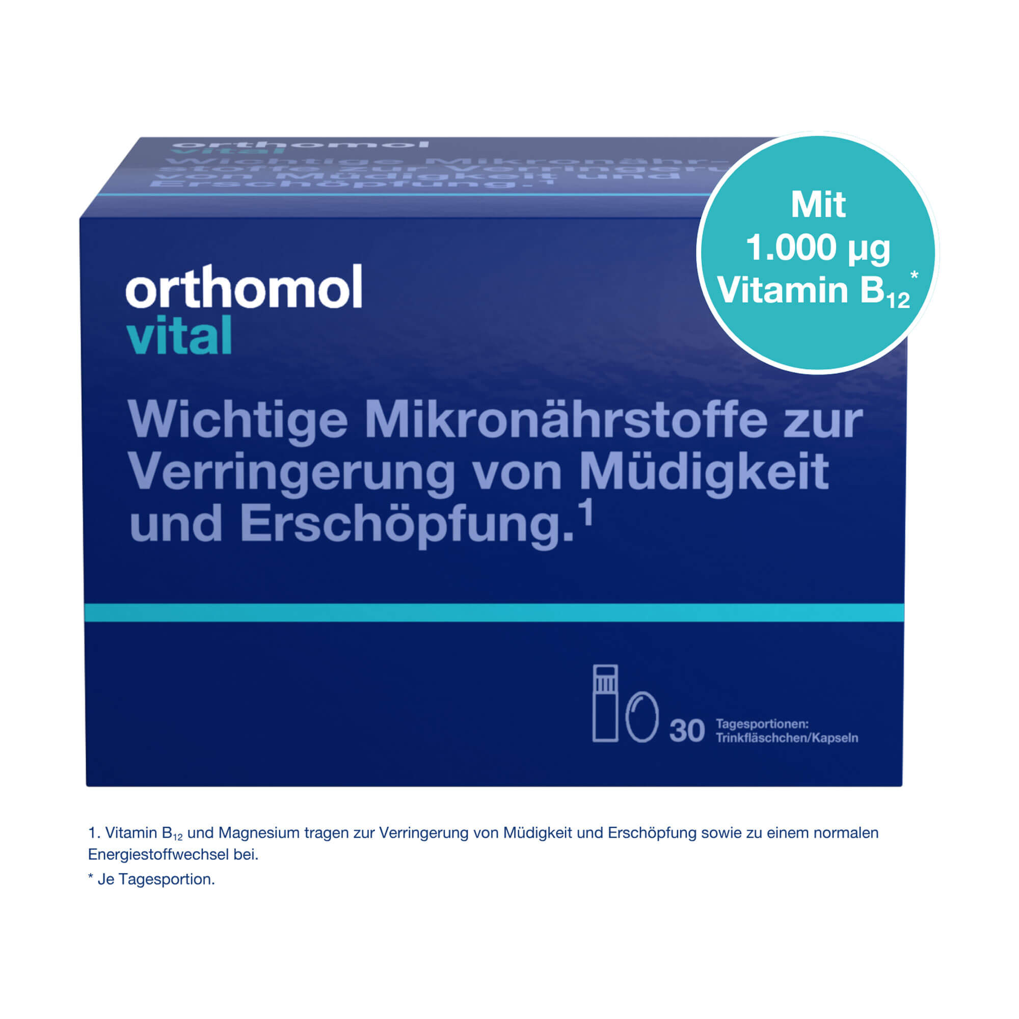Orthomol Vital Trinkfläschchen/Kapseln Kombipackung