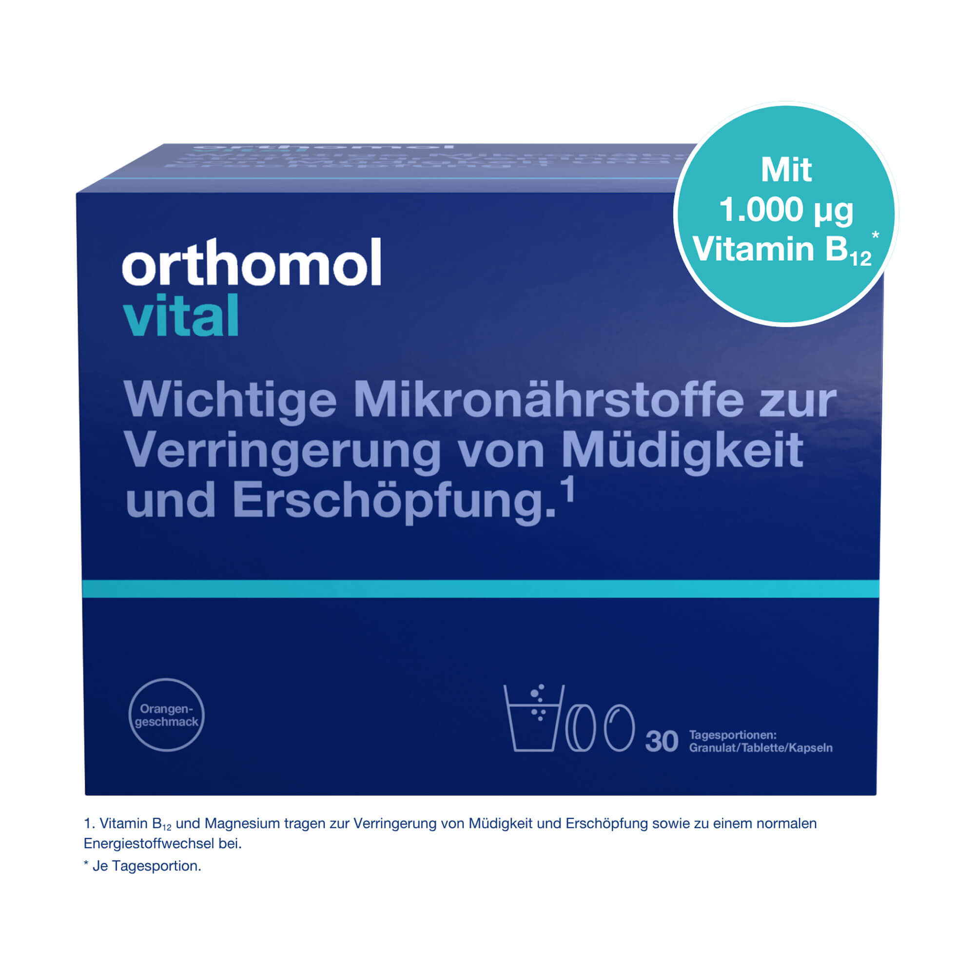 Orthomol Vital Granulat/Tablette/Kapseln Orange