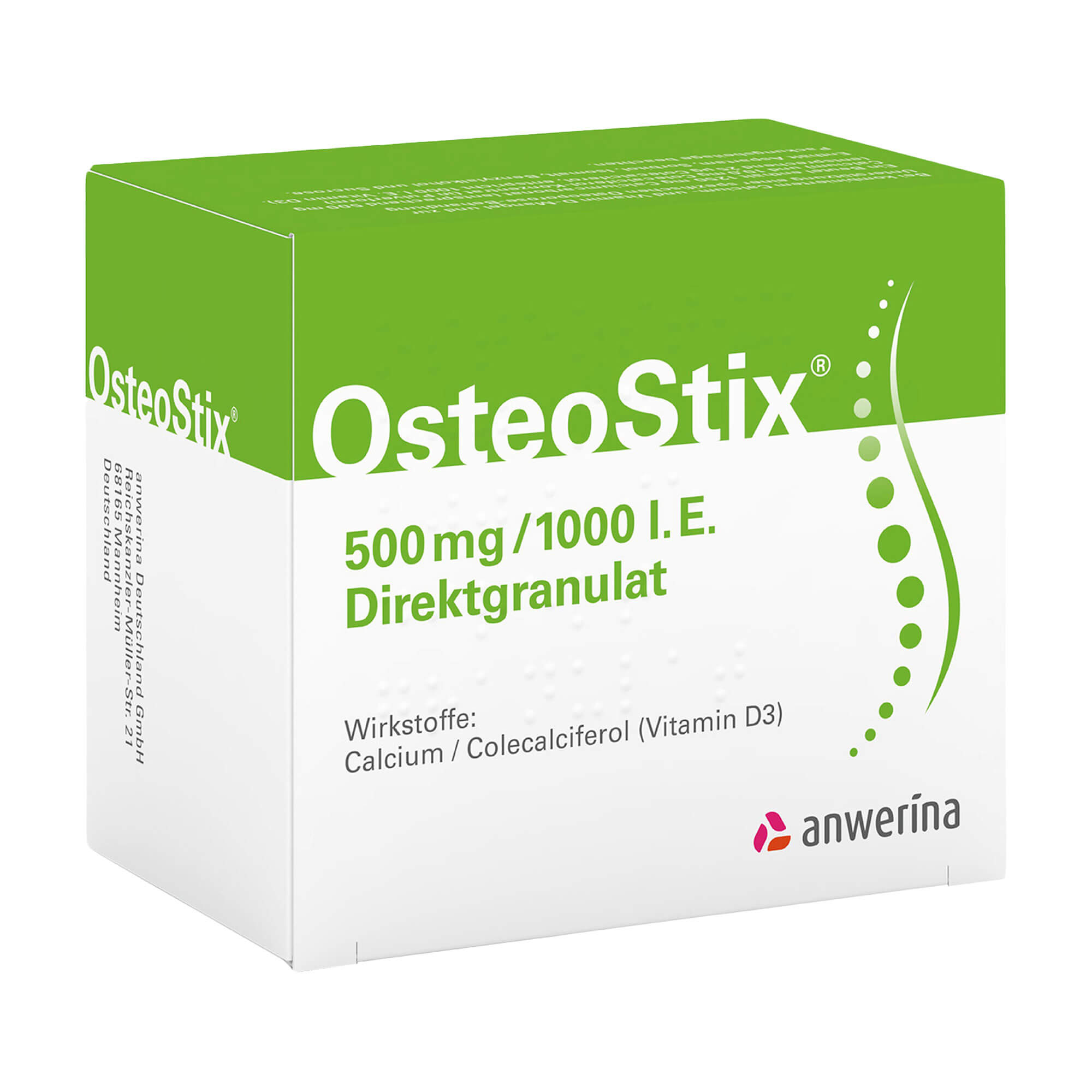 Osteostix 500 mg/1000 I.E. Direktgranulat