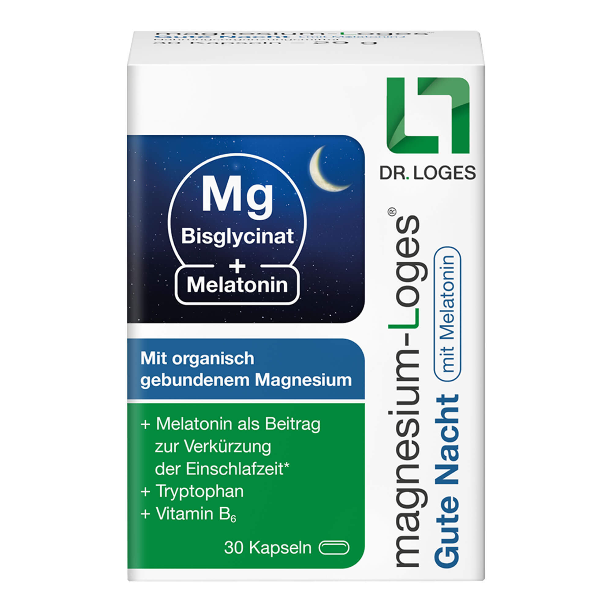 Magnesium-Loges Gute Nacht mit Melatonin
