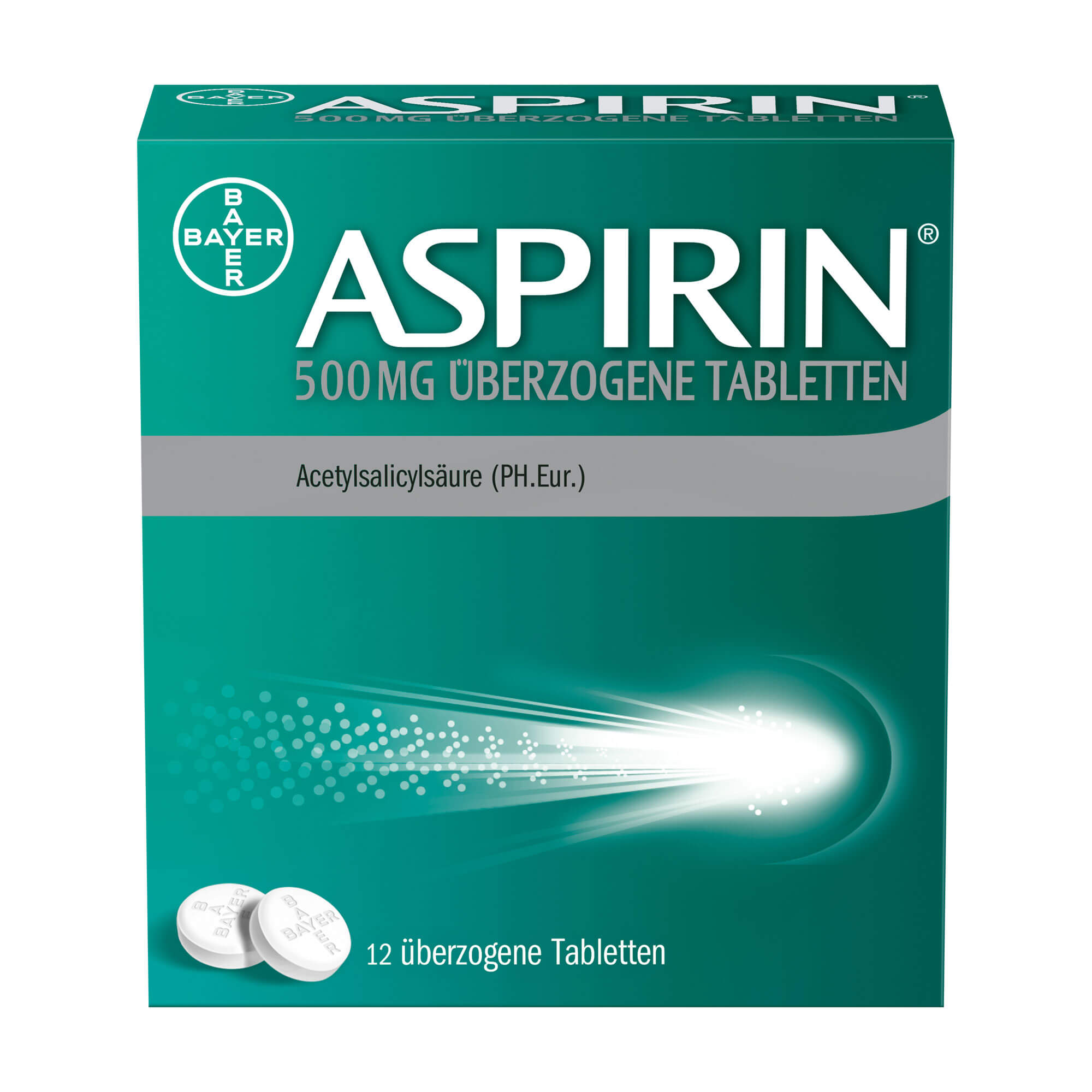 Aspirin 500 mg Überzogene Tabletten