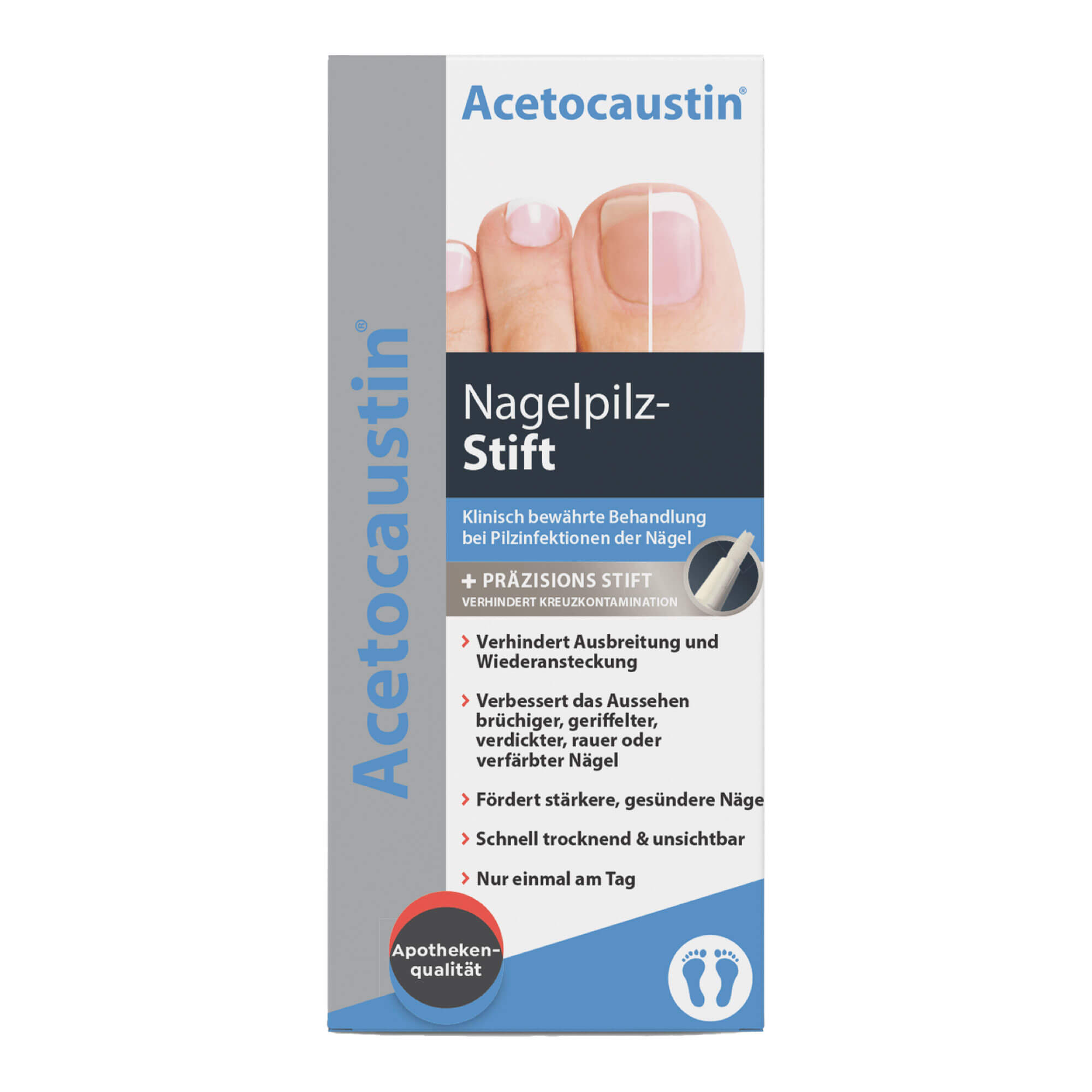 Acetocaustin Nagelpilz Stift gegen Nagelpilz