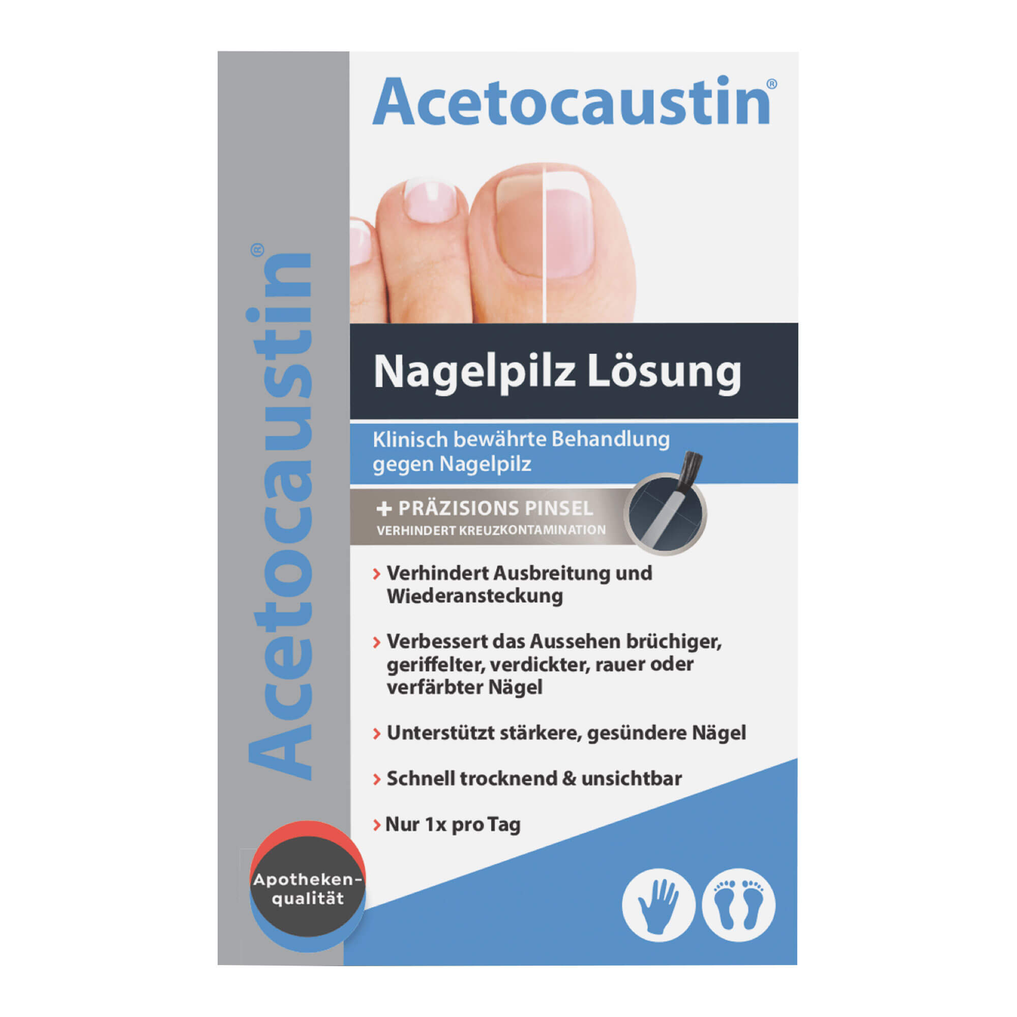 Acetocaustin Nagelpilz Lösung gegen Nagelpilz