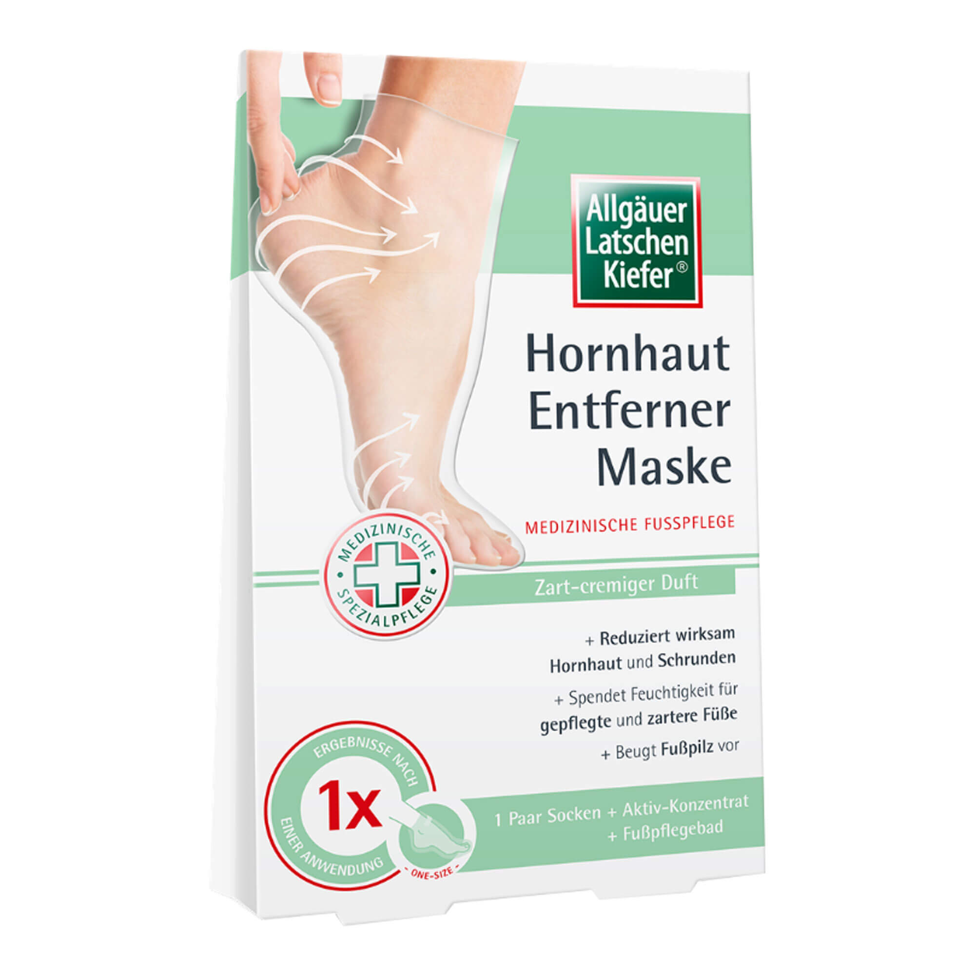 Allgäuer Latschenkiefer Hornhaut Entferner Maske Cremig