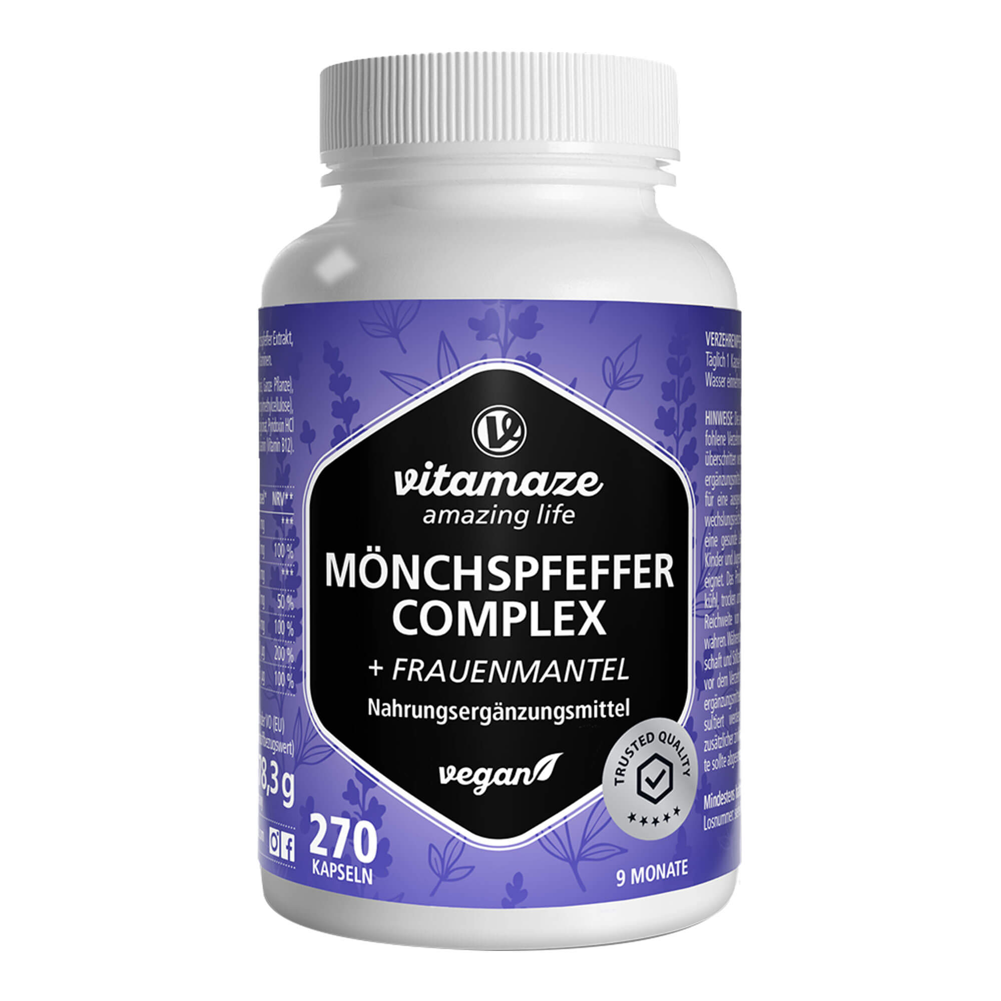 Vitamaze Mönchspfeffer Complex + Frauenmantel Kapseln