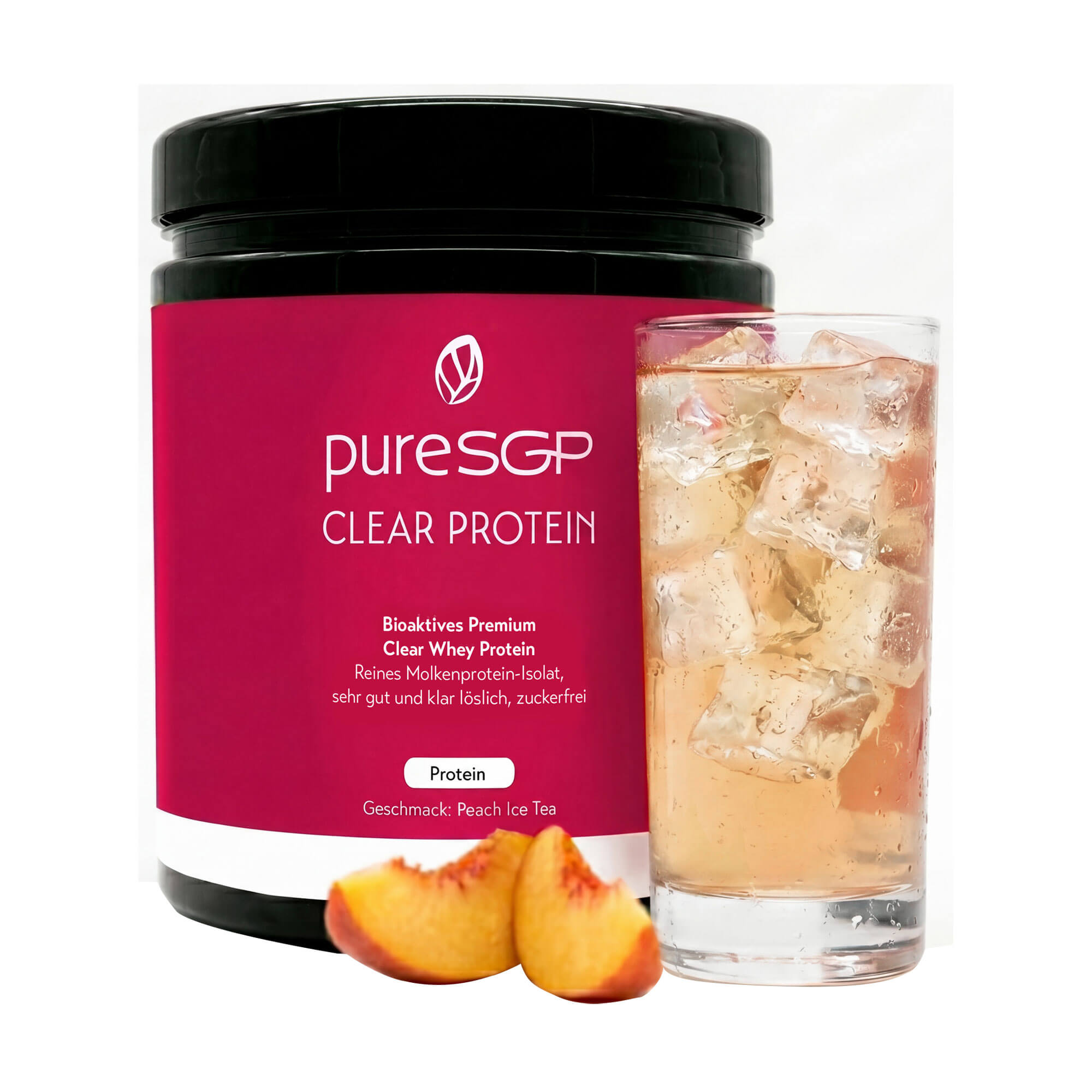 PureSGP Clear Protein Pulver Peach Ice Tea