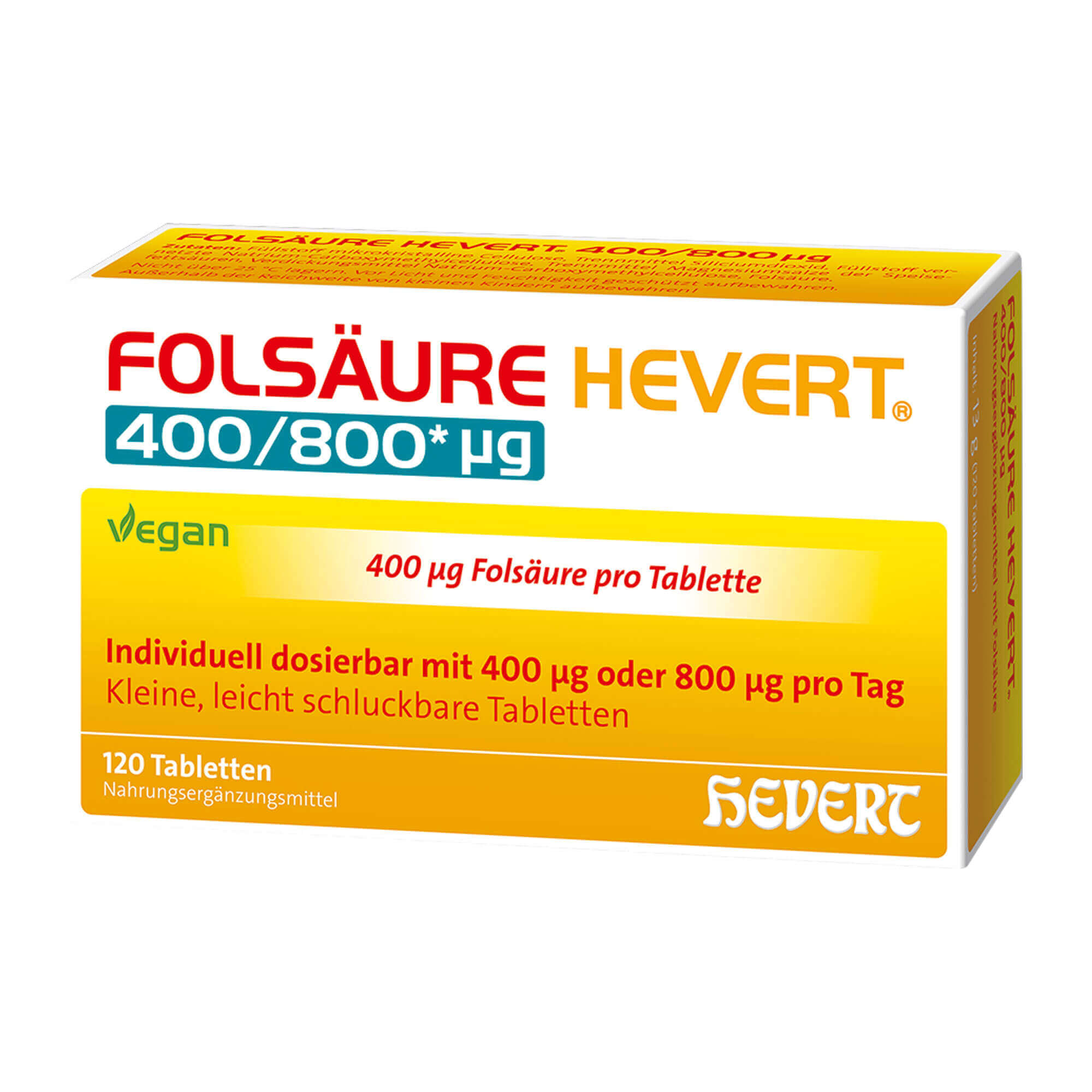 Folsäure Hevert 400/800 µg Tabletten